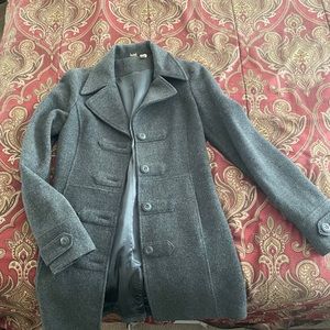 Pea Coat in charcoal Grey